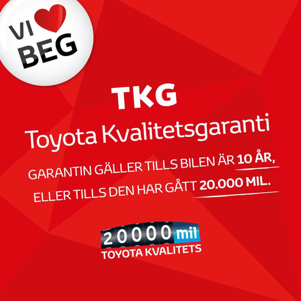 Garantin gäller tills bilen är 10 år, eller tills den har gått 20,000 mil.