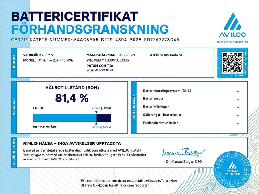 Bild 3 av BMW X1 xDrive25e