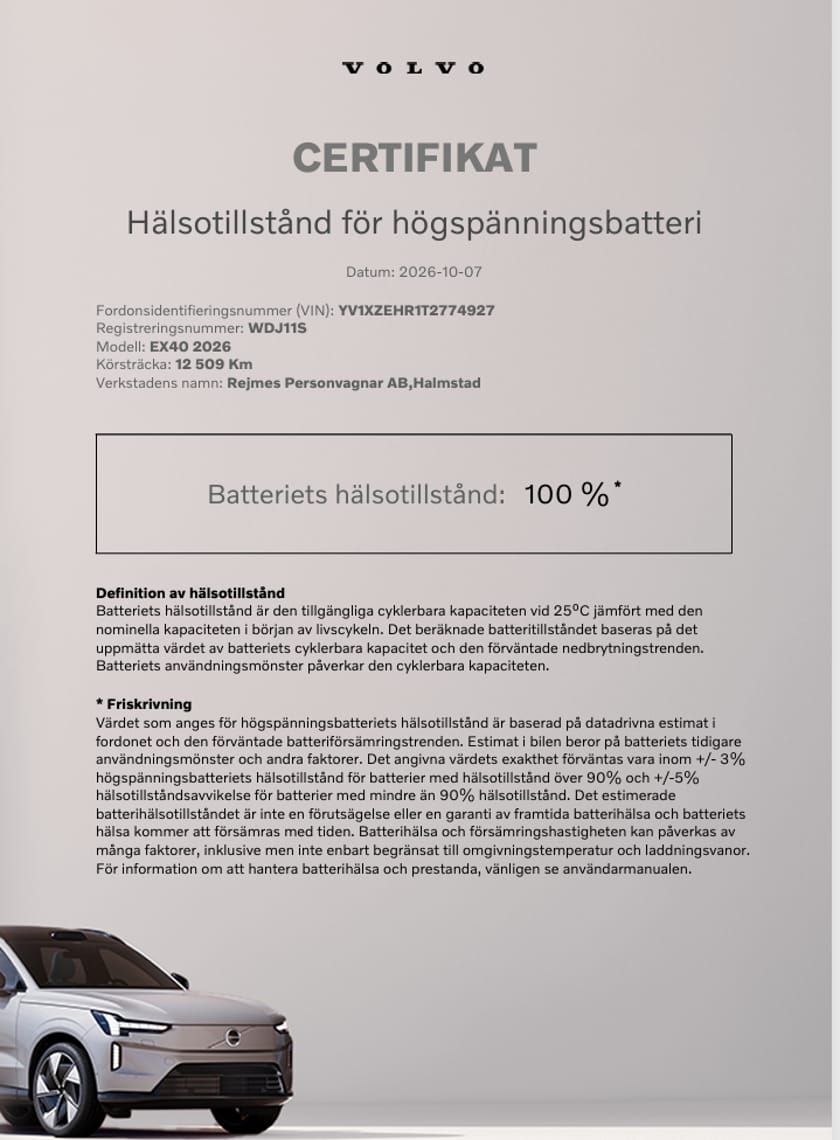 Bild 5 av Volvo EX40 Single Motor Extended Range