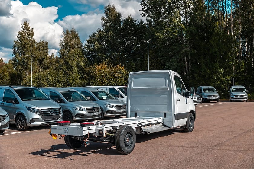 Bild 3 av Mercedes-Benz eSprinter 420 Chassi 81 kWh