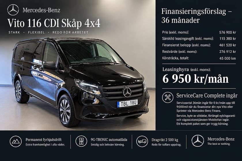 Bild 2 av Mercedes-Benz Vito 116 CDI 4x4 3.0t
