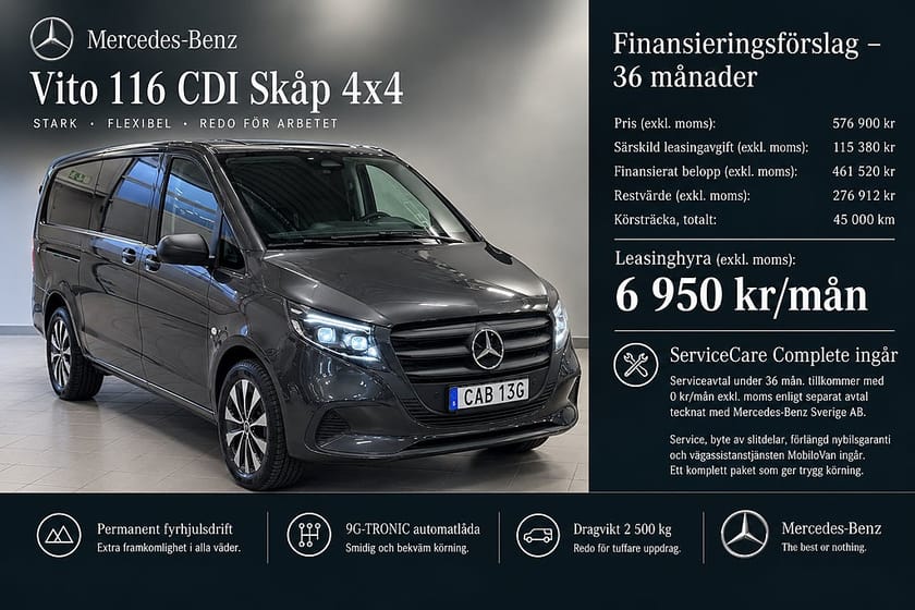 Bild 2 av Mercedes-Benz Vito 116 CDI 4x4 3.0t