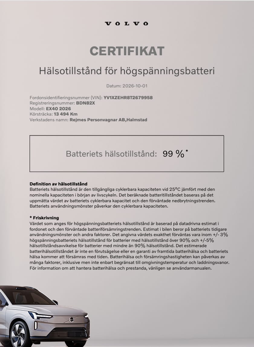 Bild 4 av Volvo EX40 Single Motor Extended Range