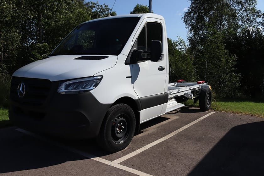Bild 1 av Mercedes-Benz eSprinter 420 Chassi 81 kWh