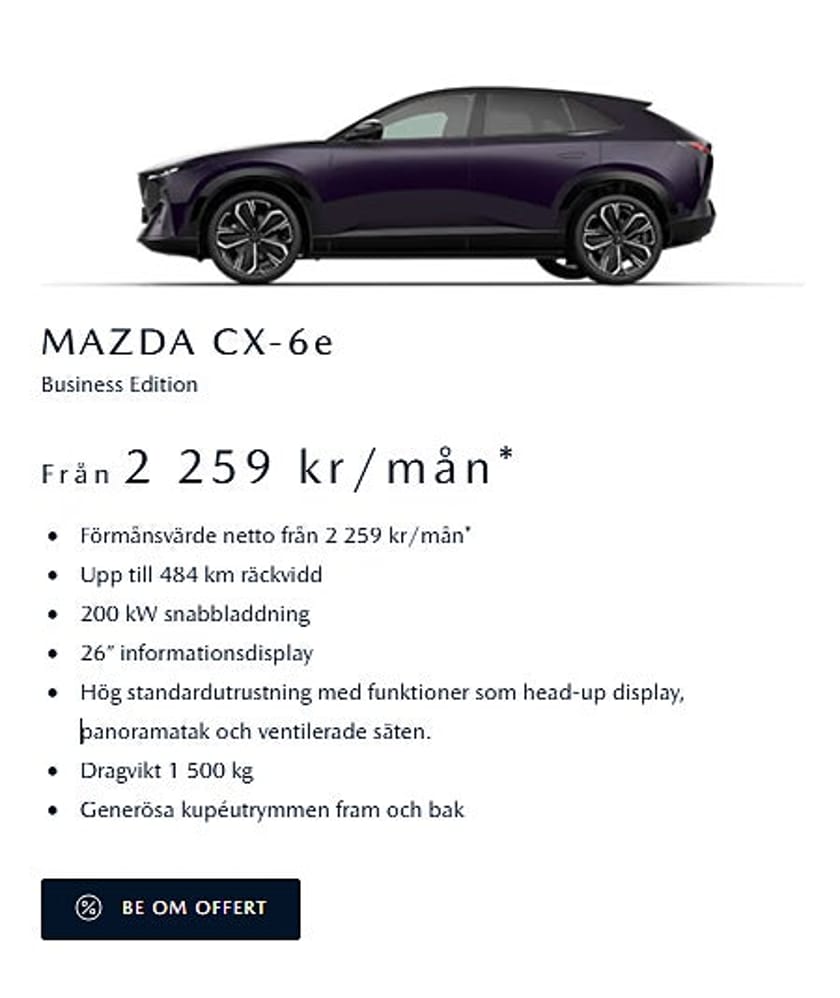Bild 3 av Mazda CX-6e