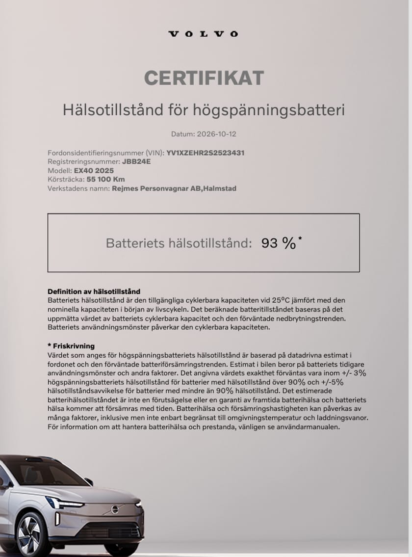 Bild 4 av Volvo EX40 Single Motor Extended Range