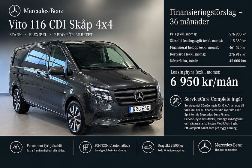 Bild 2 av Mercedes-Benz Vito 116 CDI 4x4 3.0t