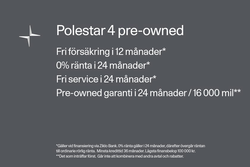 Bild 2 av Polestar 4 Coupé Long range Single motor