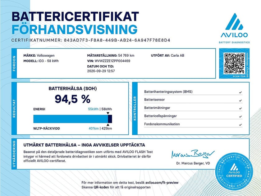 Bild 3 av Volkswagen ID.3 Pro Performance