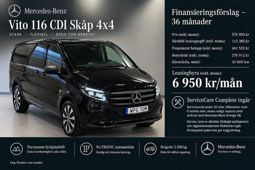 Bild 2 av Mercedes-Benz Vito 116 CDI 4x4 3.0t