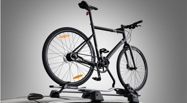 Cykelhållare i aluminium med ramfäste