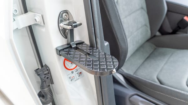Fotsteg till bilen