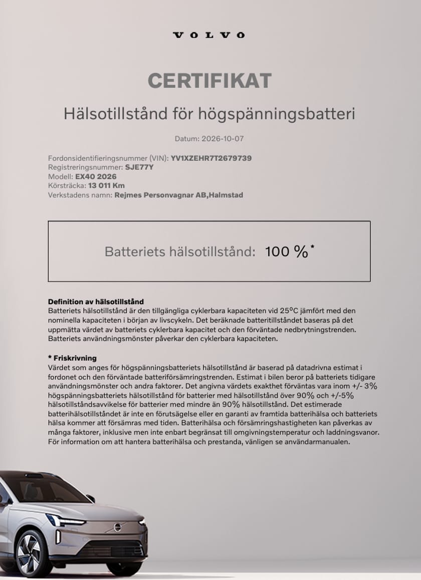 Bild 4 av Volvo EX40 Single Motor Extended Range