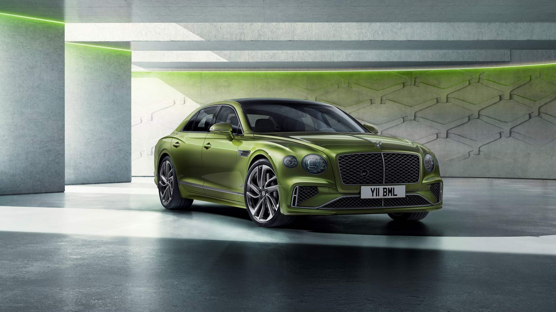 Utvald bild för  Här är nya Bentley Flying Spur – med 782 hästar!