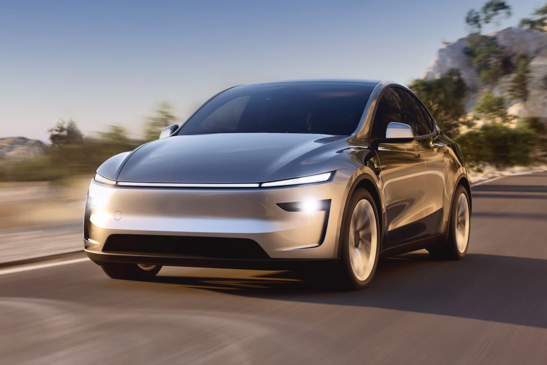 Utvald bild för Nya Tesla Model Y går nu att beställa
