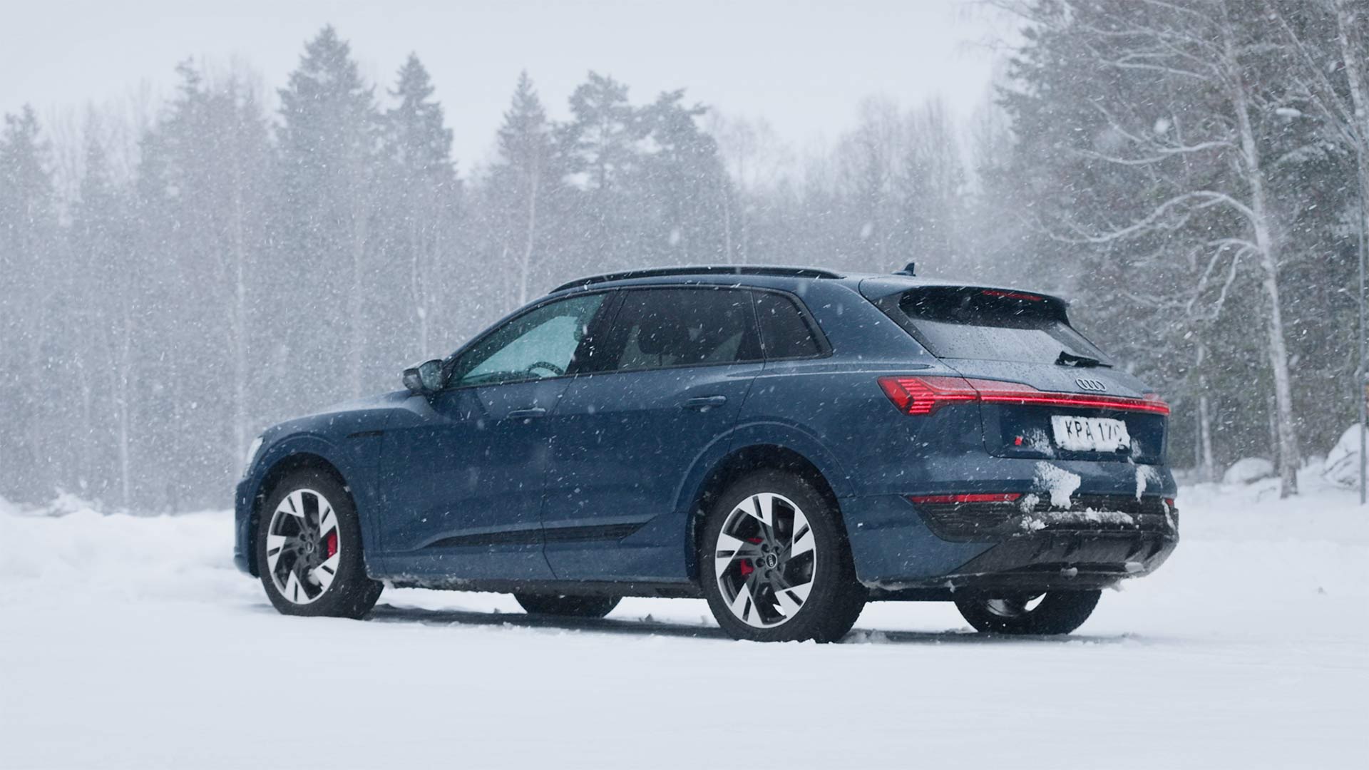 Utvald bild för Provkörning av Audi Q8 55 e-tron quattro