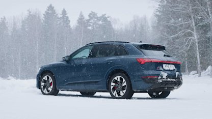 Utvald bild för Provkörning av Audi Q8 55 e-tron quattro