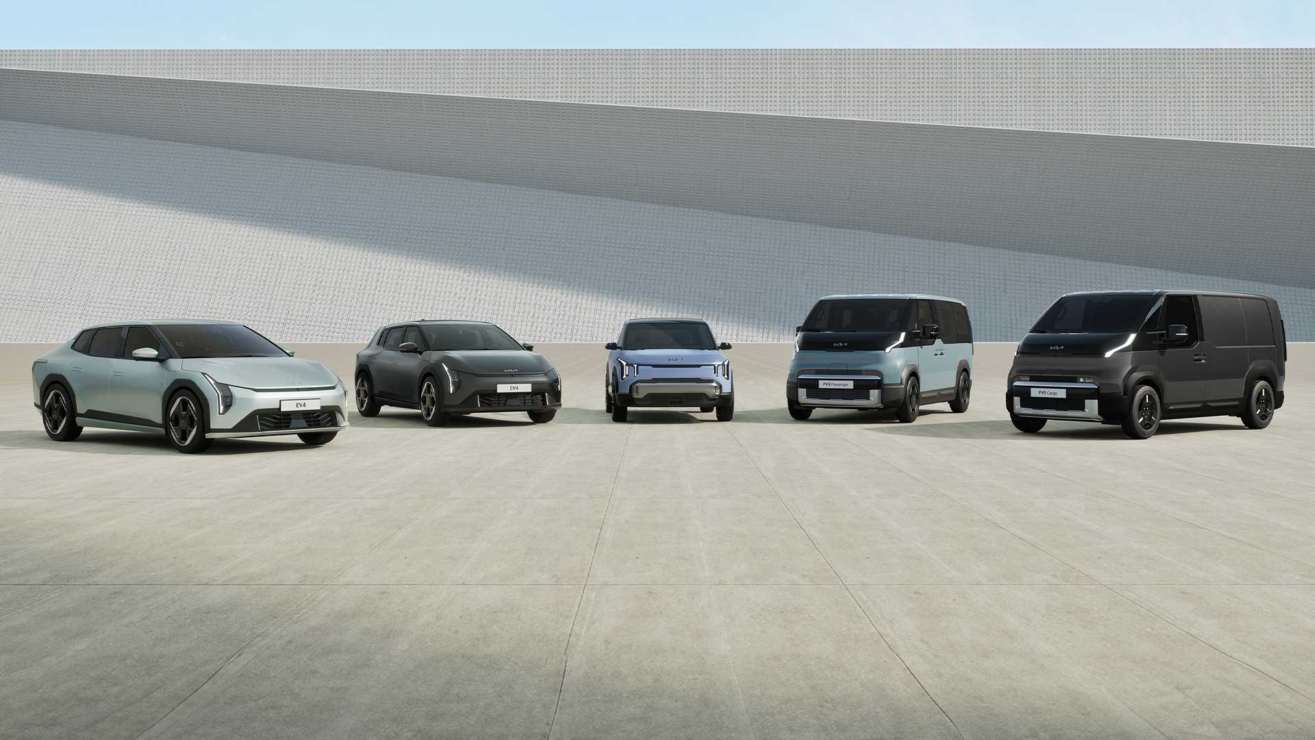 Utvald bild för Kia har presenterat tre nya modeller: EV4, Concept EV2 och PV5