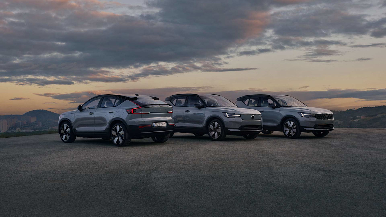 Volvo XC40, EX40 och EC40 uppdateras 