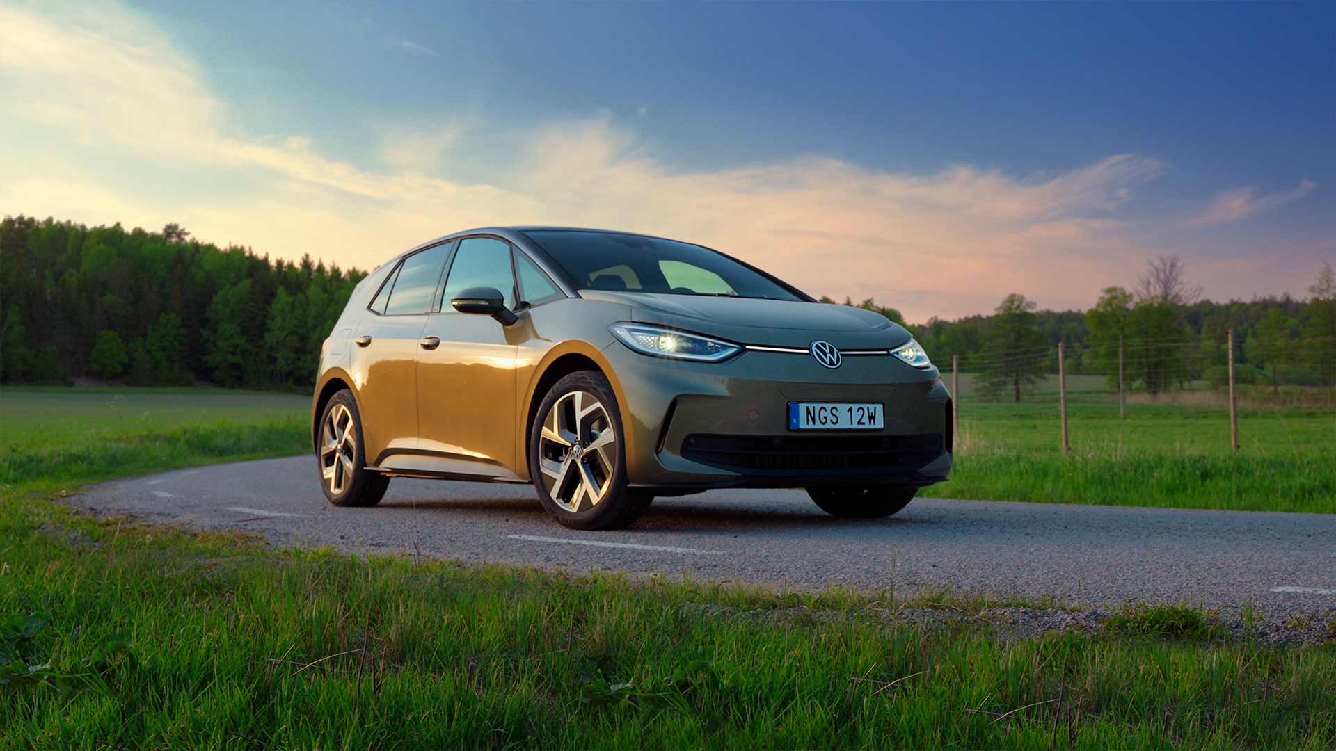 Utvald bild för Provkörning av nya Volkswagen ID.3
