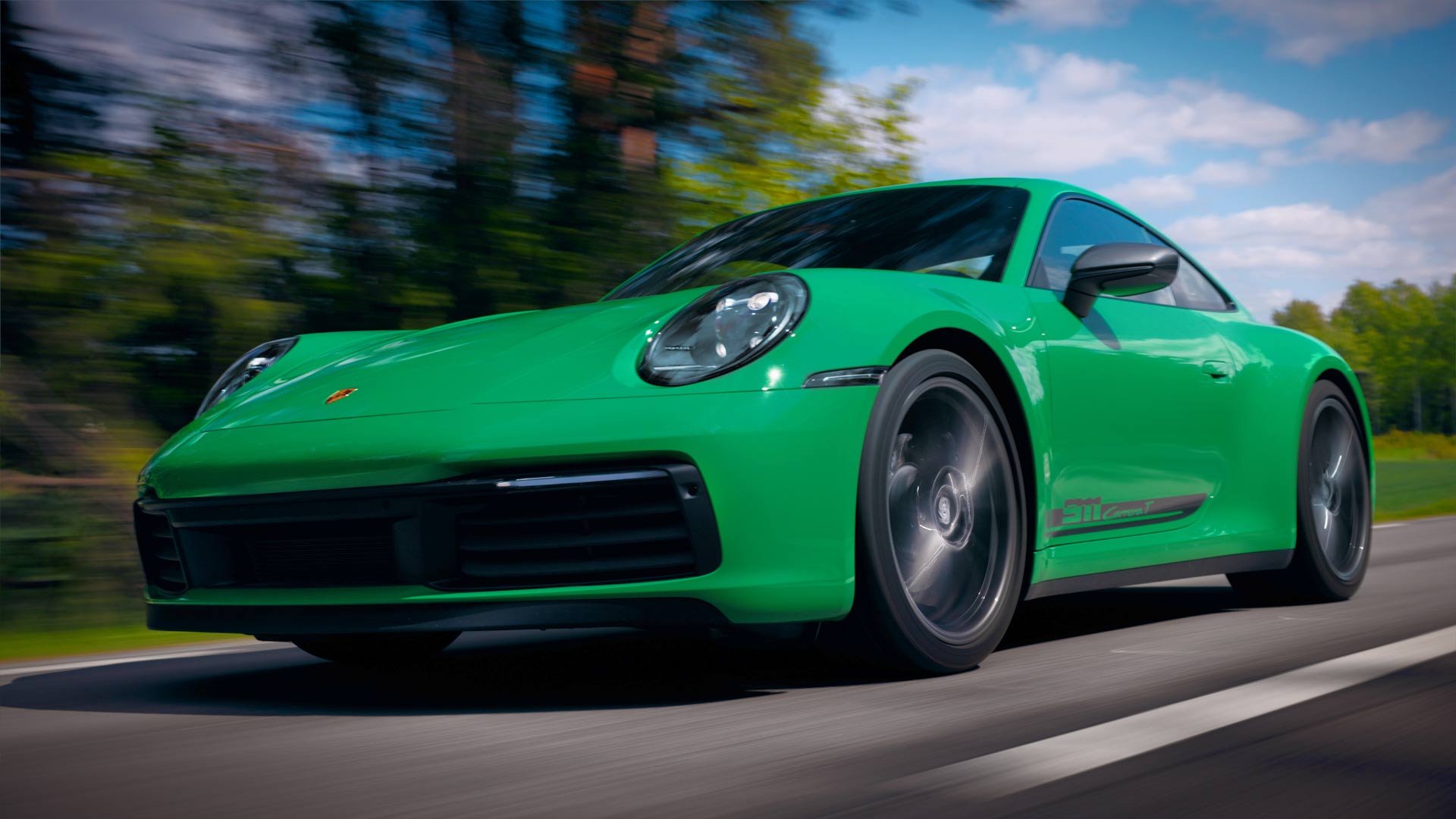 Utvald bild för Provkörning av Porsche 911 Carrera T
