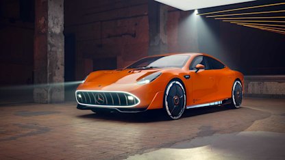 Utvald bild för Mercedes-AMG:s nya CONCEPT AMG GT XX är märkets mest kraftfulla elbil hittills
