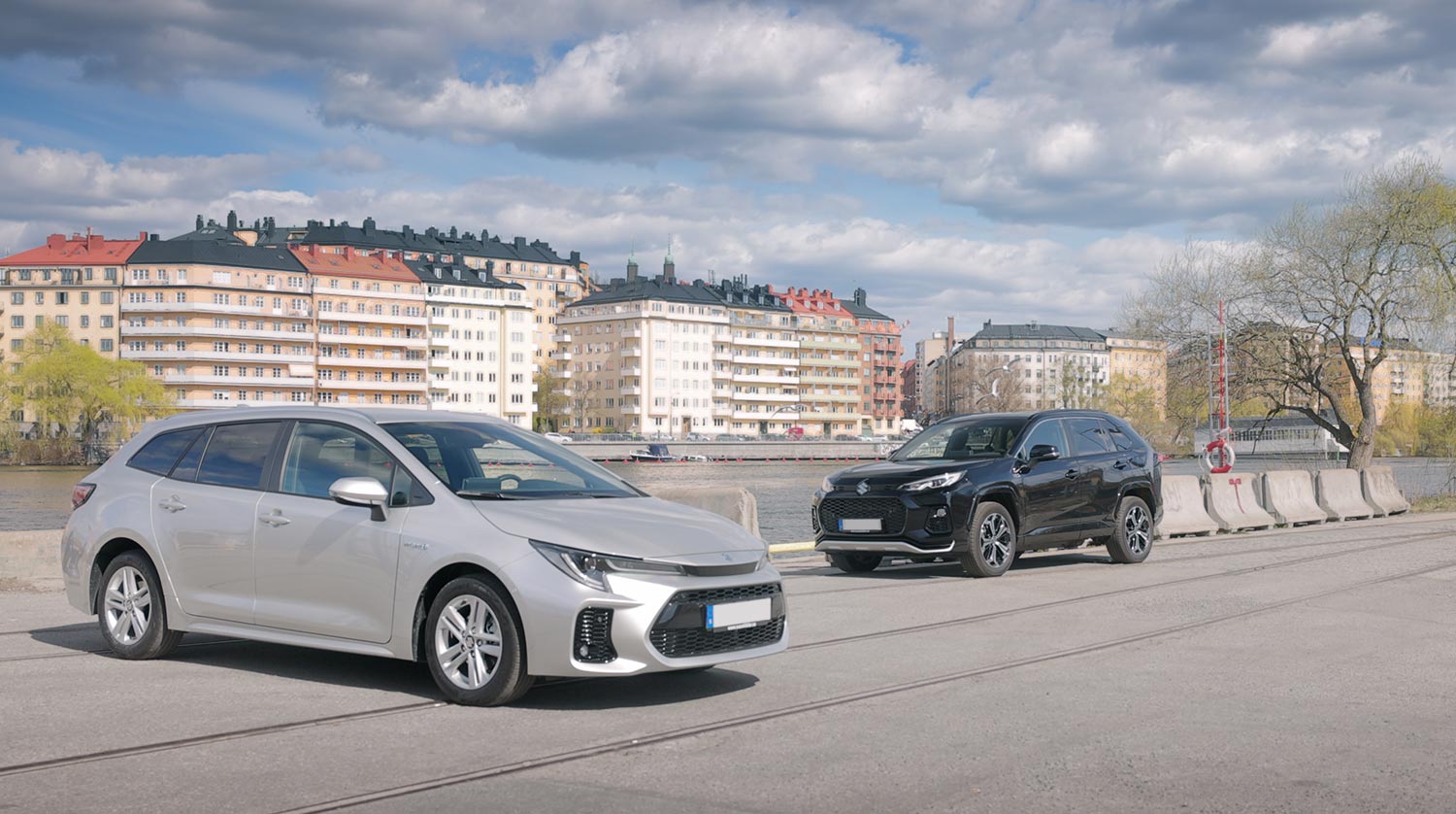 Utvald bild för Provkörning - Suzuki Across och Swace