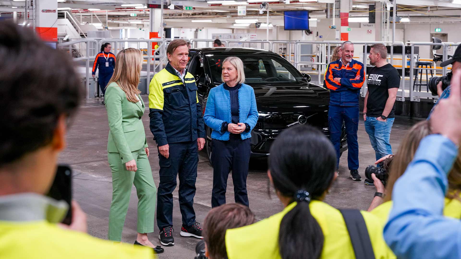 Utvald bild för Produktionsstart för efterlängtade Volvo EX60
