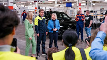 Utvald bild för Produktionsstart för efterlängtade Volvo EX60