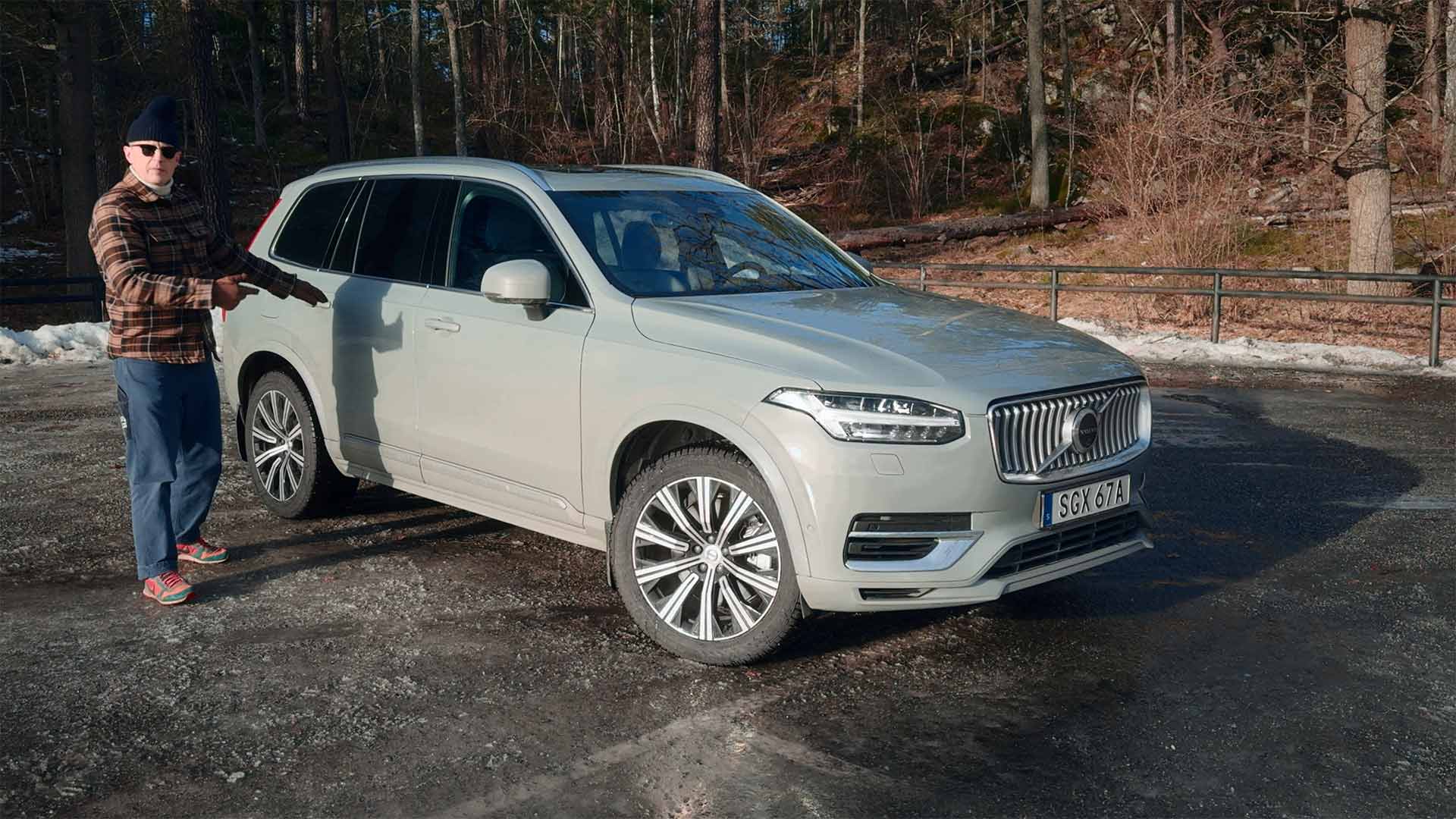 Utvald bild för Provkörning Volvo XC90 T8