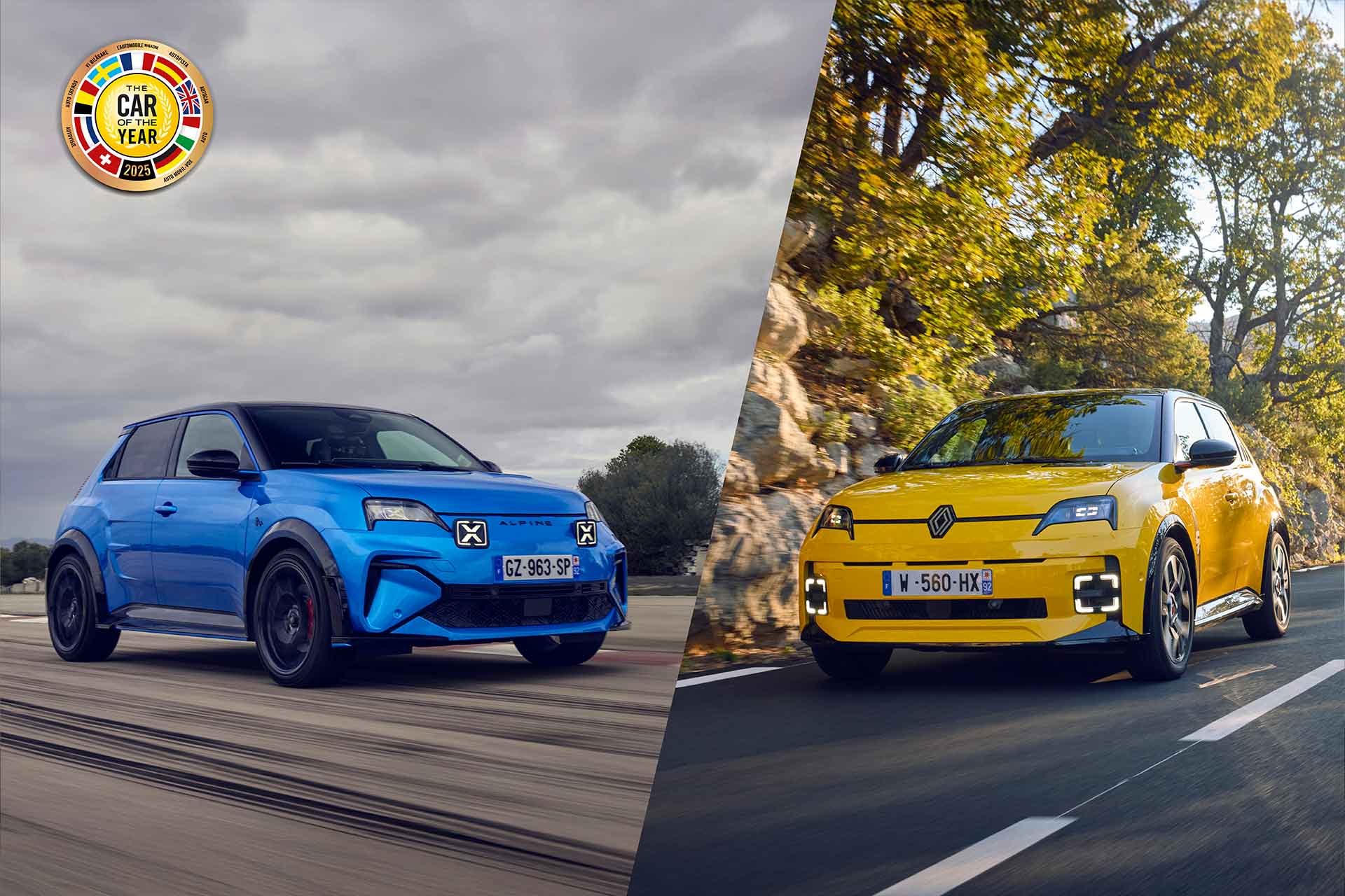 Utvald bild för Årets Bil 2025 är Renault 5 E-tech Electric