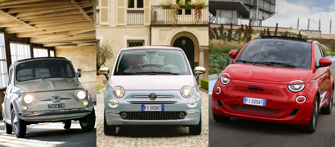 Utvald bild för Ikoniska Fiat 500 har fyllt 67 år 