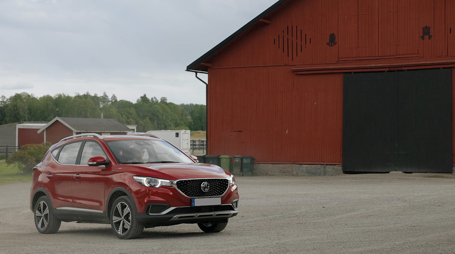 Utvald bild för Provkörning av MG ZS EV