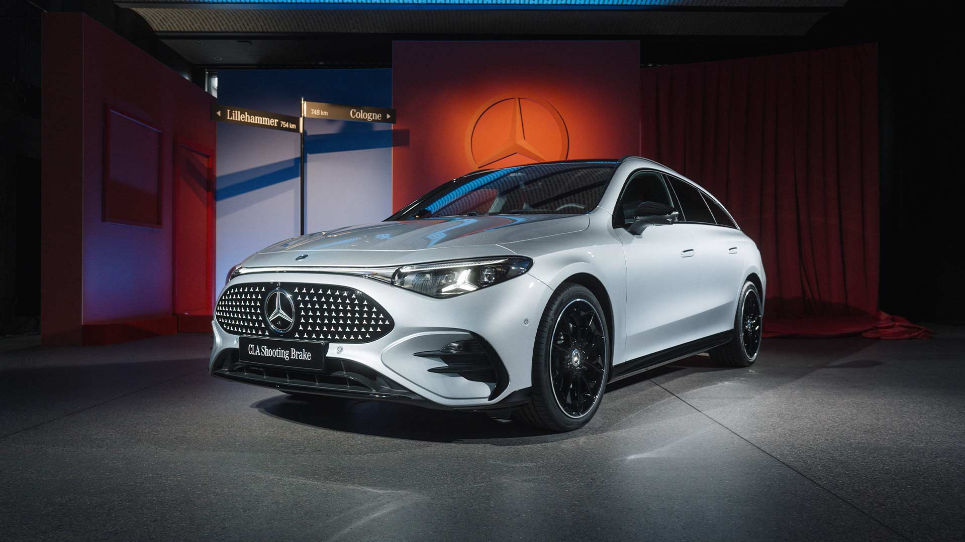 Utvald bild för Mercedes-Benz har presenterat sin första eldrivna kombimodell