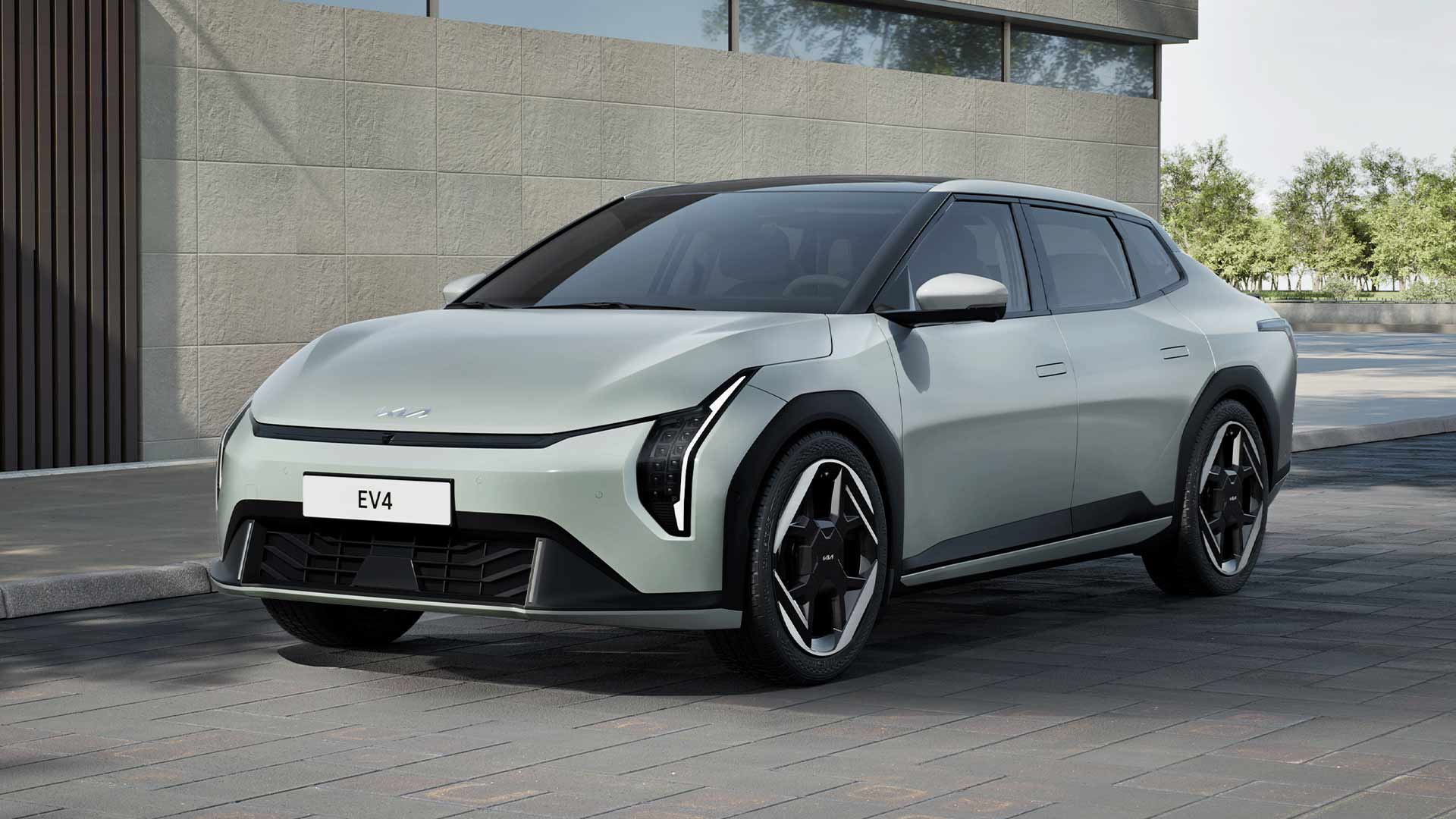 Utvald bild för Kia visar upp nya EV4 nu på söndag 