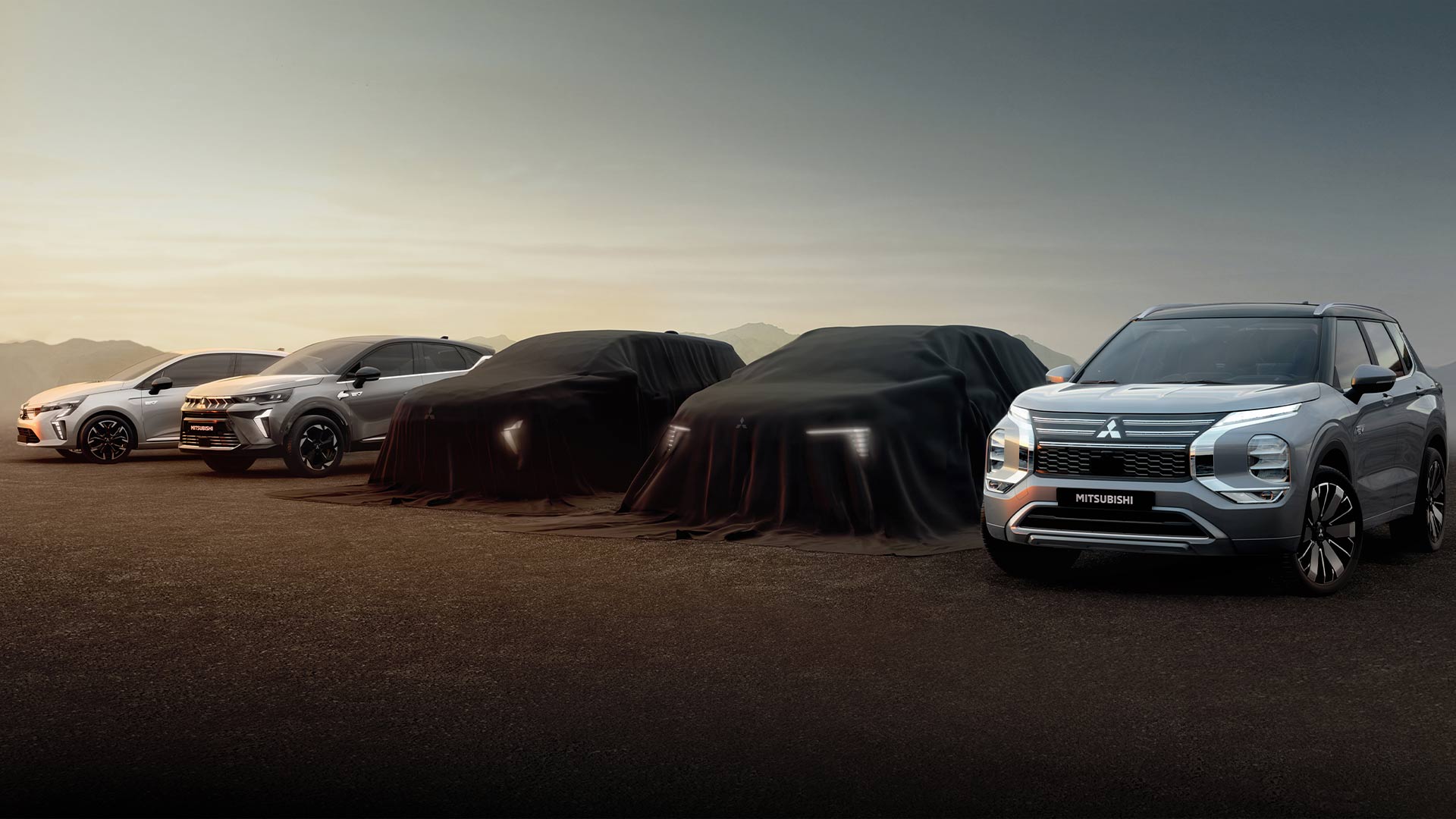 Utvald bild för Mitsubishi utökar sitt utbud med två nya suv-modeller 2025