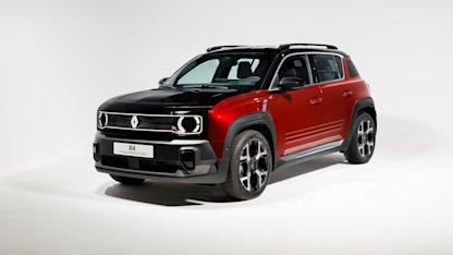 Utvald bild för Här är nya Renault 4 E-Tech - från kultbil till elbil