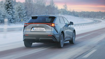 Utvald bild för Provkörning av Toyota bZ4x