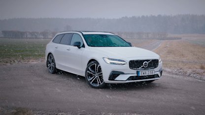 Utvald bild för Provkörning Volvo V90 T6