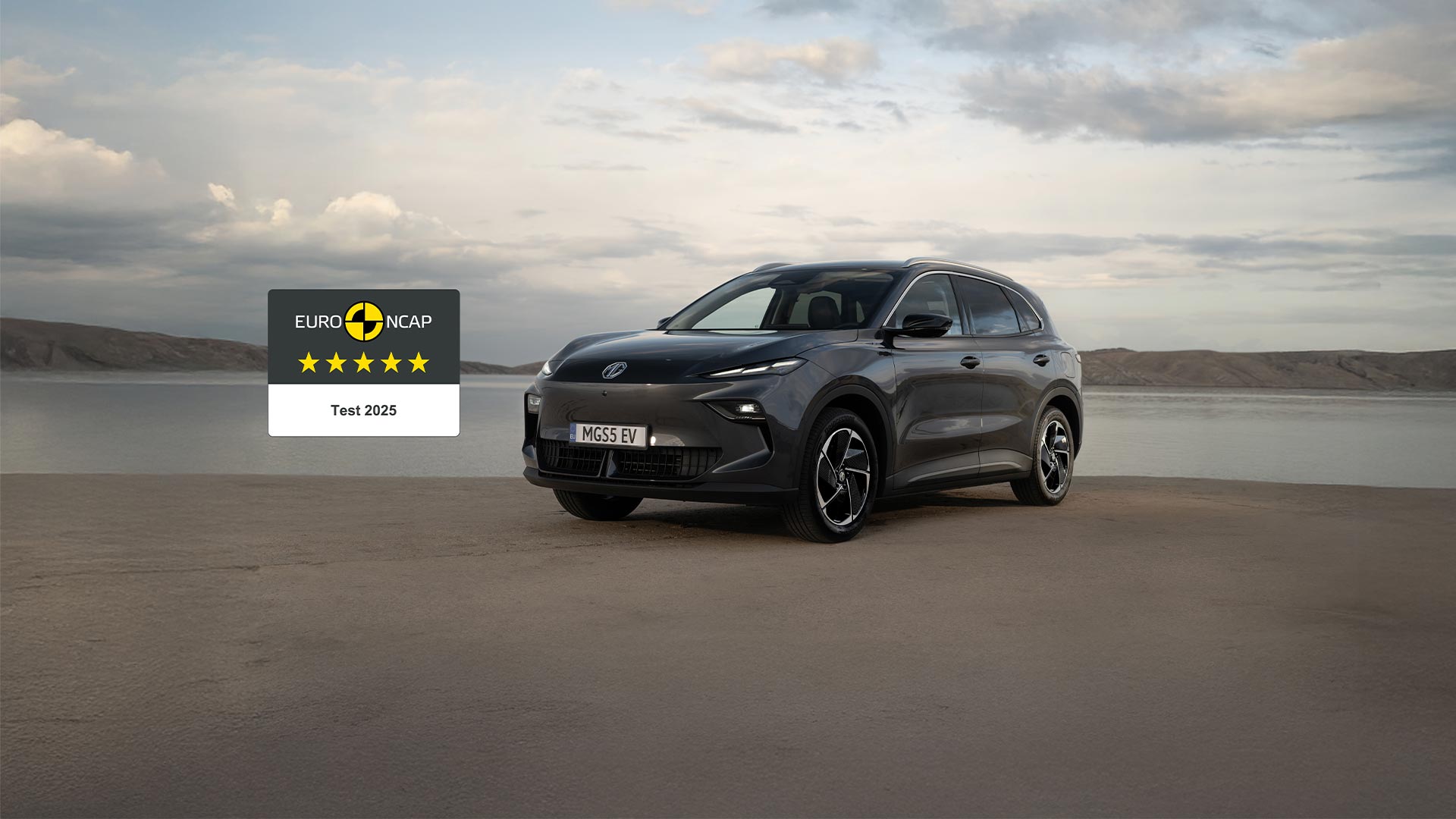 Utvald bild för Nya MGS5 EV får högsta betyg av Euro NCAP