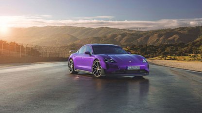 Utvald bild för Porsche Taycan Turbo GT – ett elektriskt banvapen