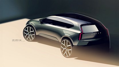 Utvald bild för Världspremiär för nya Volvo EX60 – klassledande räckvidd och snabbladdning