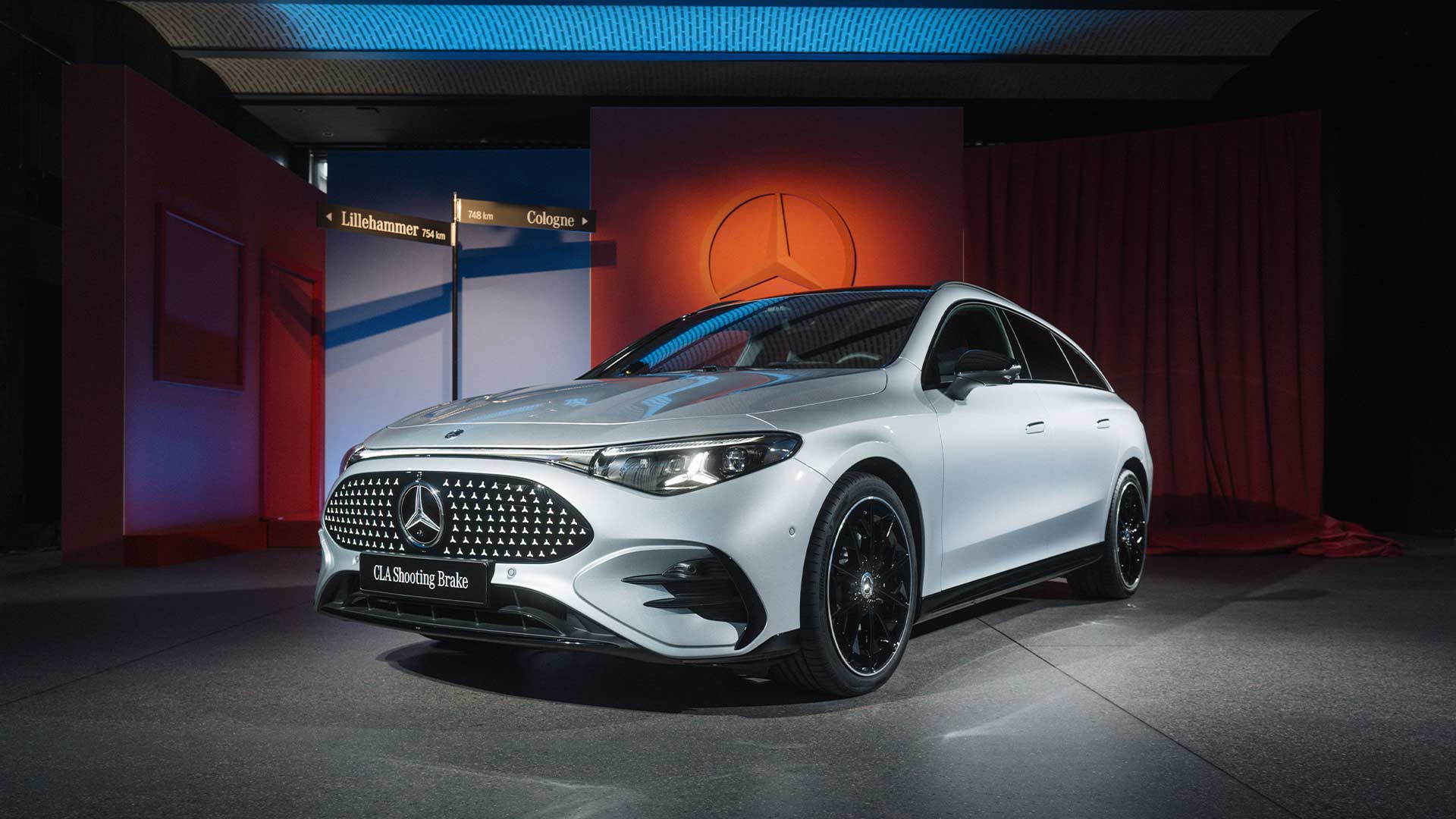 Utvald bild för  Mercedes-Benz har lanserat nya eldrivna CLA Shooting Brake