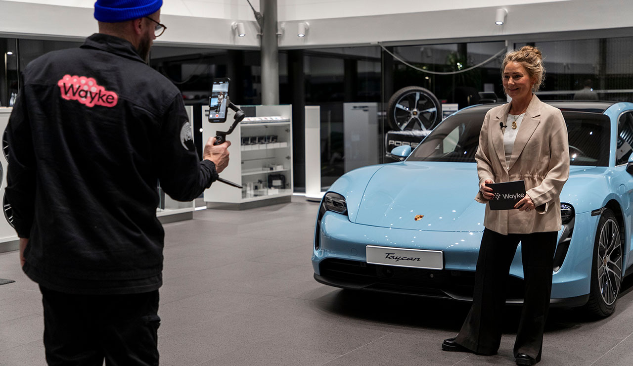 Utvald bild för Upptäck helelektriska Porsche Taycan