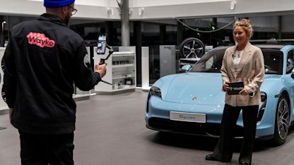 Utvald bild för Upptäck helelektriska Porsche Taycan