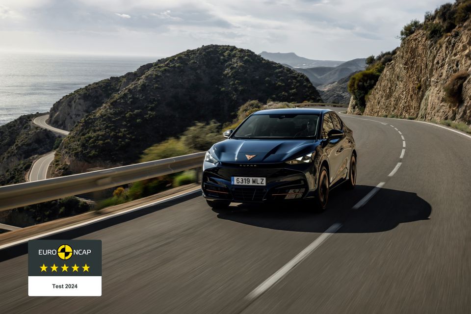 Utvald bild för Cupra Tavascan får 5 stjärnor av Euro NCAP