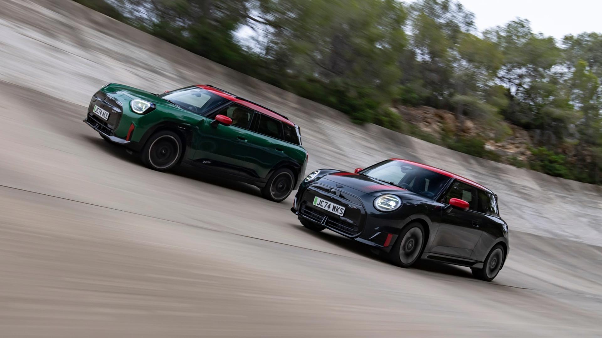 Utvald bild för Mini blir elektriskt med John Cooper Works-modeller