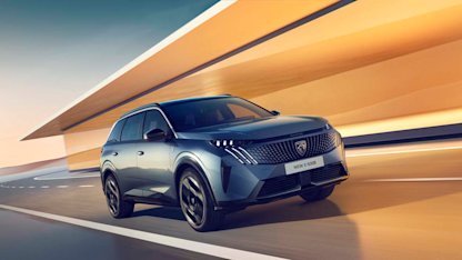 Utvald bild för Nya familjebilen Peugeot e-5008 har lanserats i Sverige