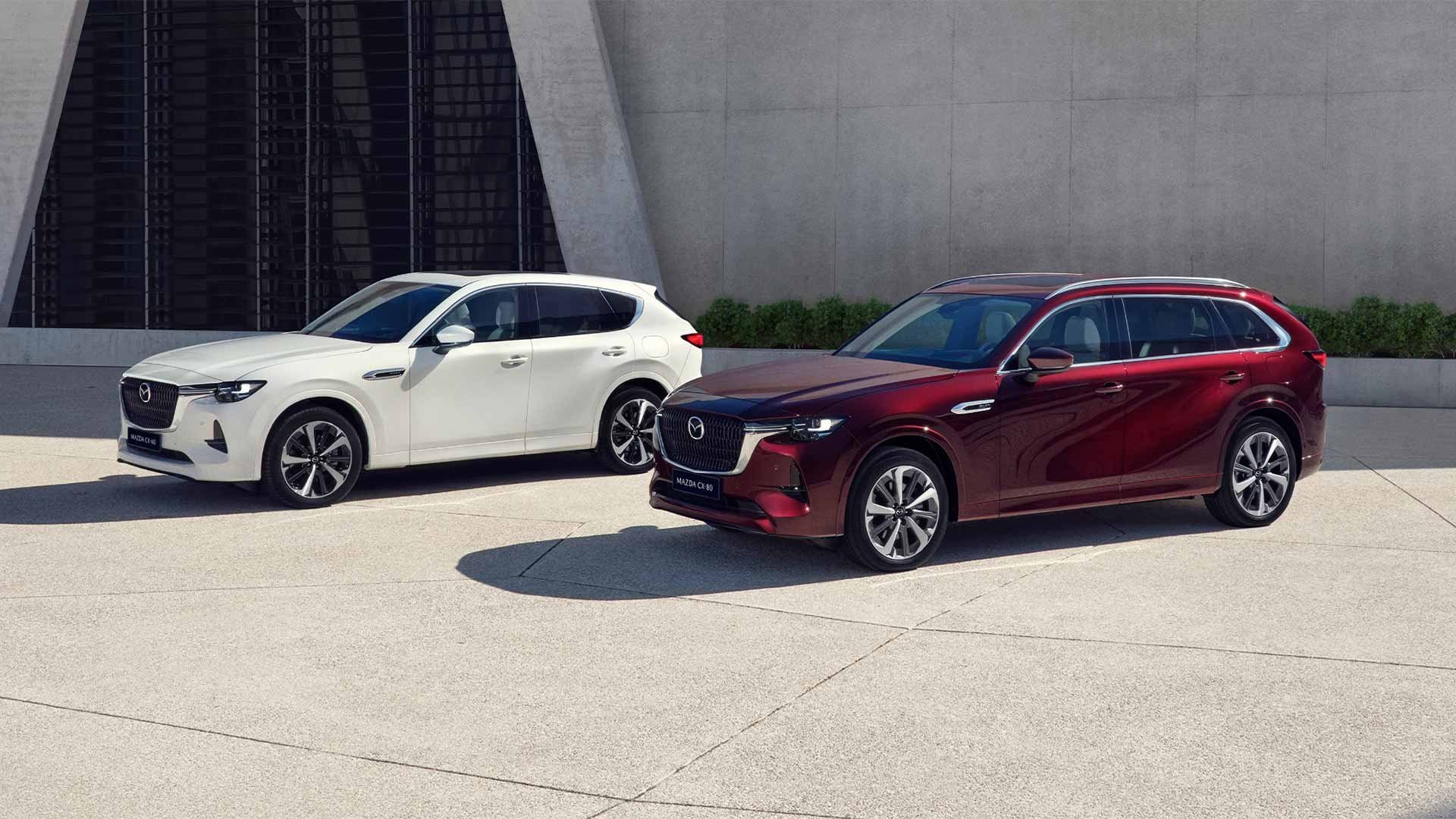 Utvald bild för Mazda uppdaterar CX-60 och CX-80 inför 2026