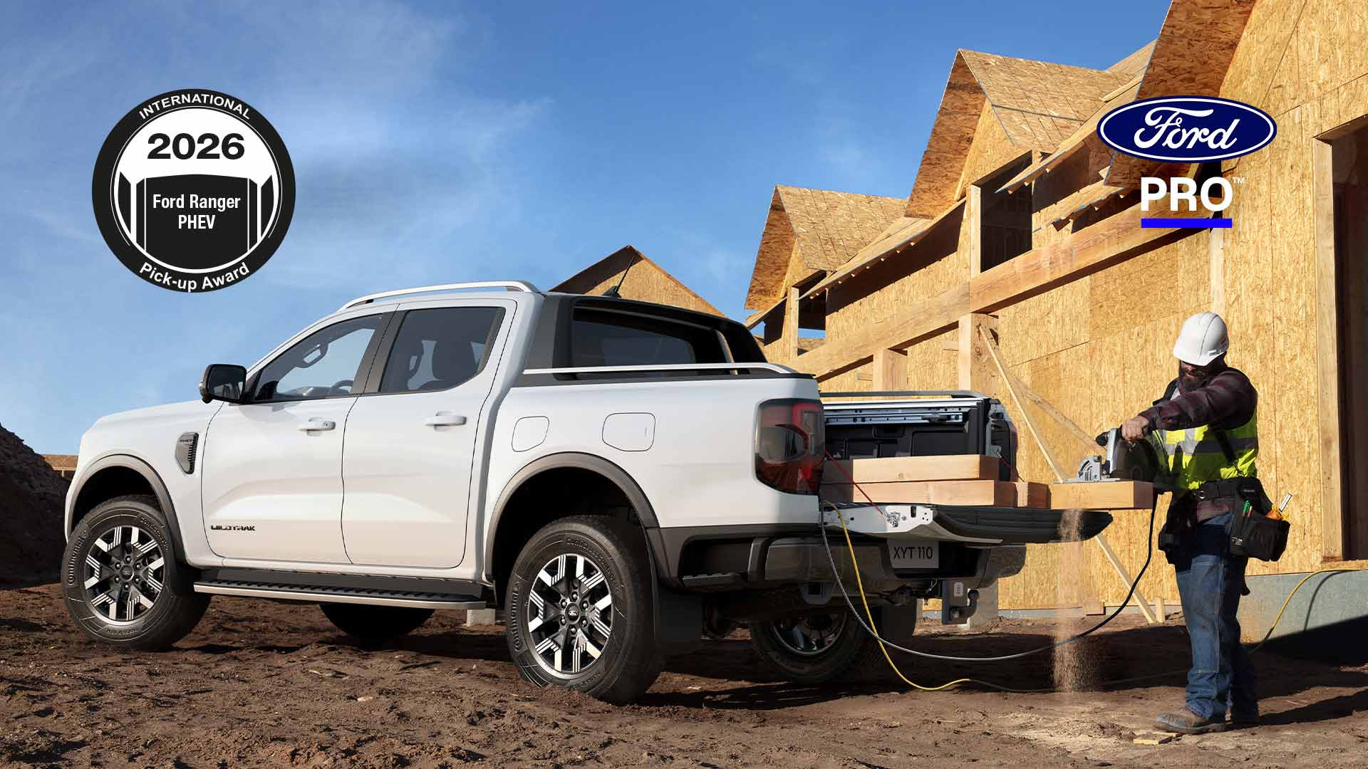 Utvald bild för Nya Ford Ranger Plug-In Hybrid tar hem priset Årets Pickup